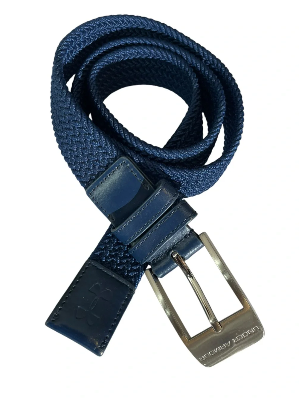Under Armour UA Drive Belt Men’s L 32 - 40 Braided Stretch Adjustable Golf Navy